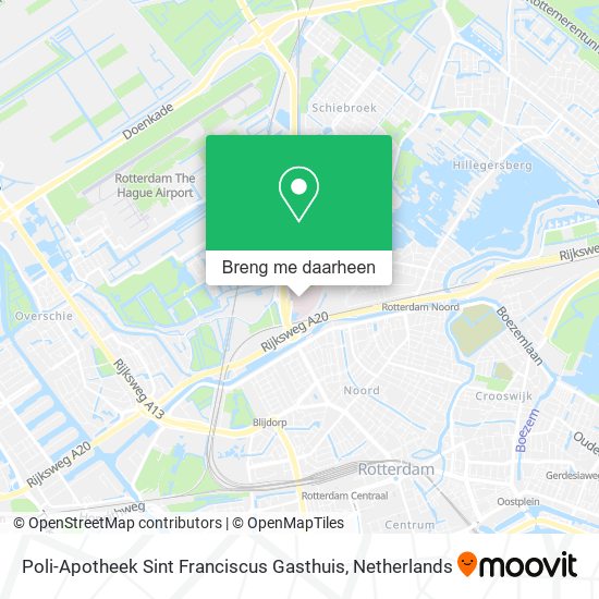 Poli-Apotheek Sint Franciscus Gasthuis kaart