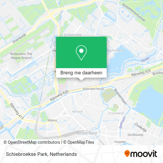 Schiebroekse Park kaart