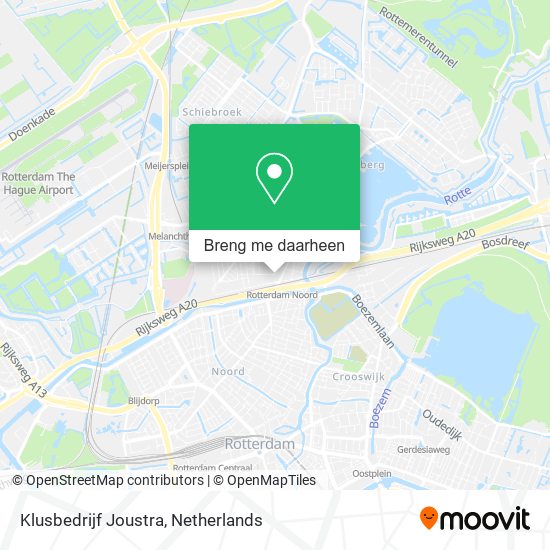 Klusbedrijf Joustra kaart