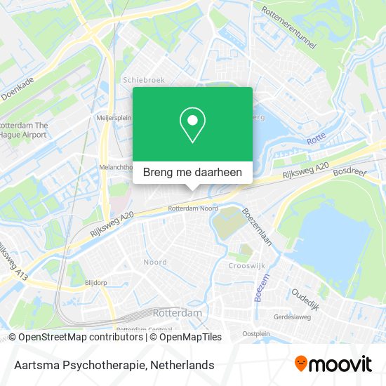 Aartsma Psychotherapie kaart
