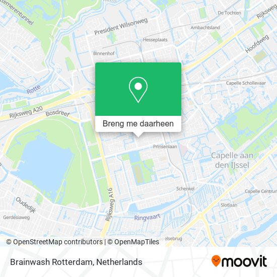 Brainwash Rotterdam kaart