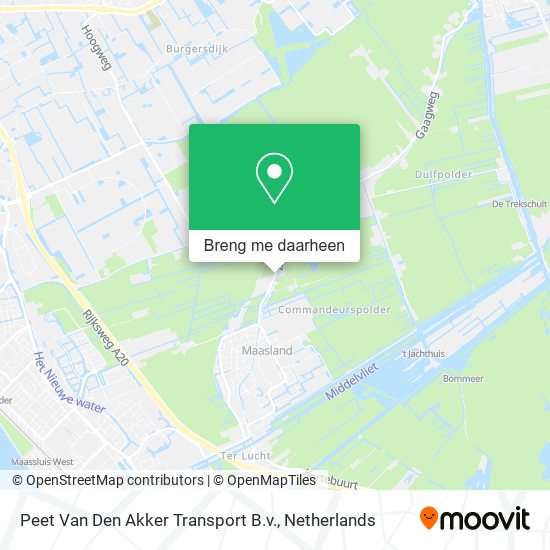 Peet Van Den Akker Transport B.v. kaart