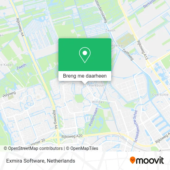 Exmira Software kaart