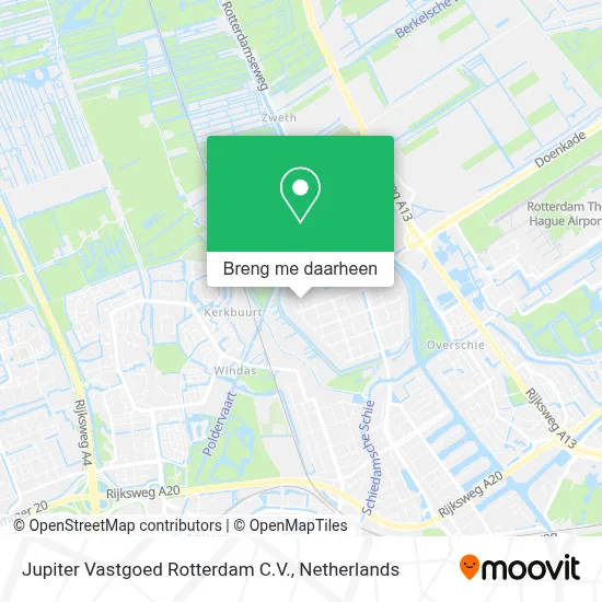 Jupiter Vastgoed Rotterdam C.V. kaart