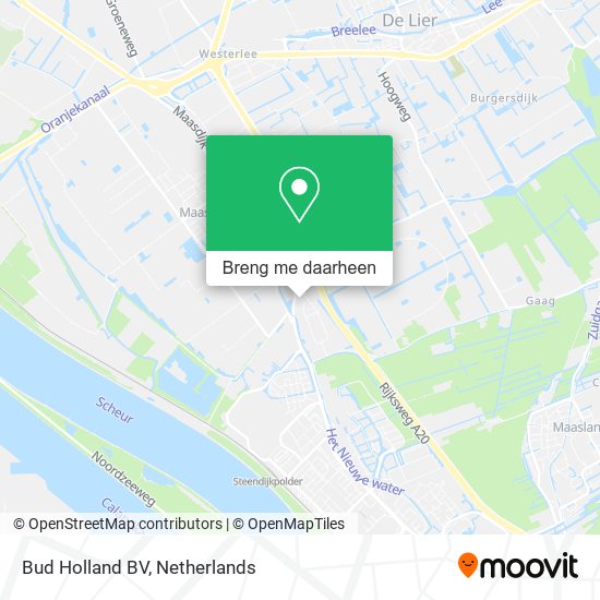 Bud Holland BV kaart