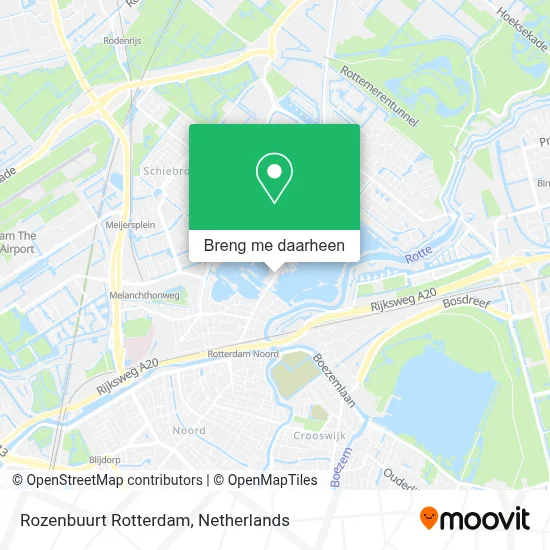 Rozenbuurt Rotterdam kaart