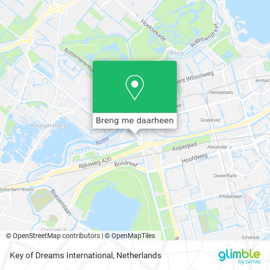 Key of Dreams International kaart