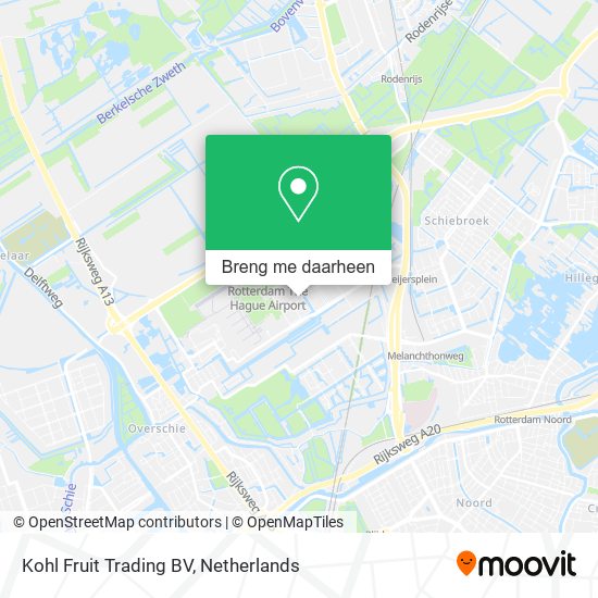 Kohl Fruit Trading BV kaart