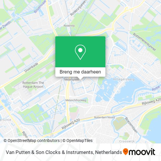 Van Putten & Son Clocks & Instruments kaart
