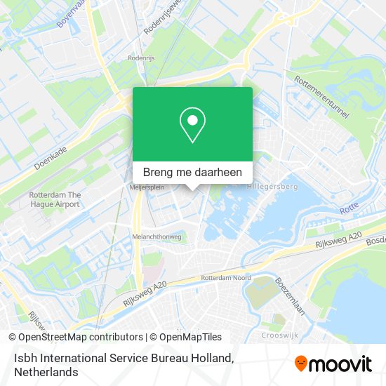 Isbh International Service Bureau Holland kaart
