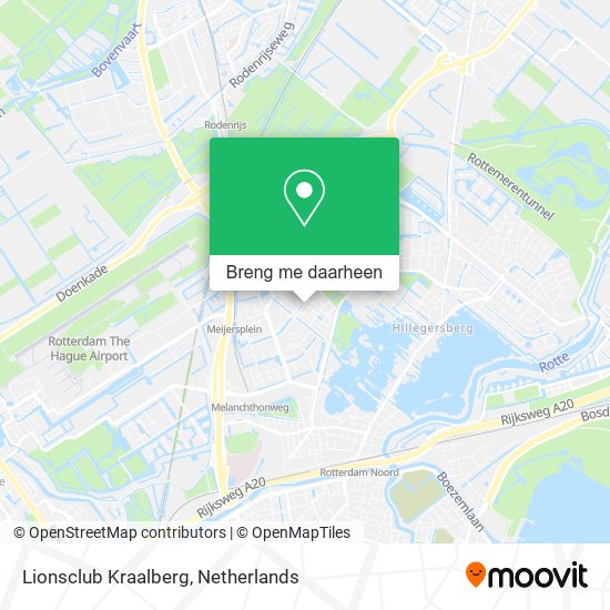 Lionsclub Kraalberg kaart