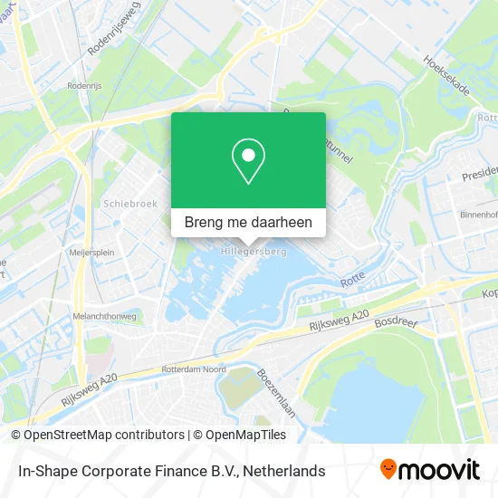 In-Shape Corporate Finance B.V. kaart