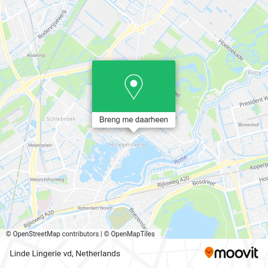 Linde Lingerie vd kaart