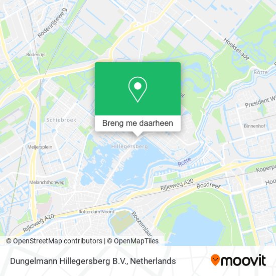 Dungelmann Hillegersberg B.V. kaart