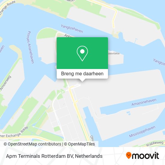 Apm Terminals Rotterdam BV kaart