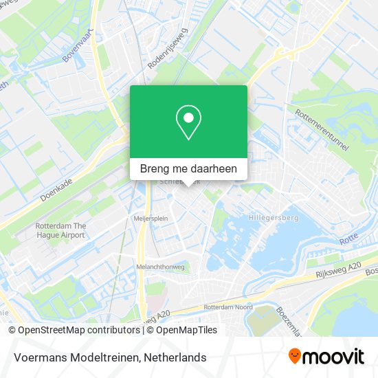 Voermans Modeltreinen kaart