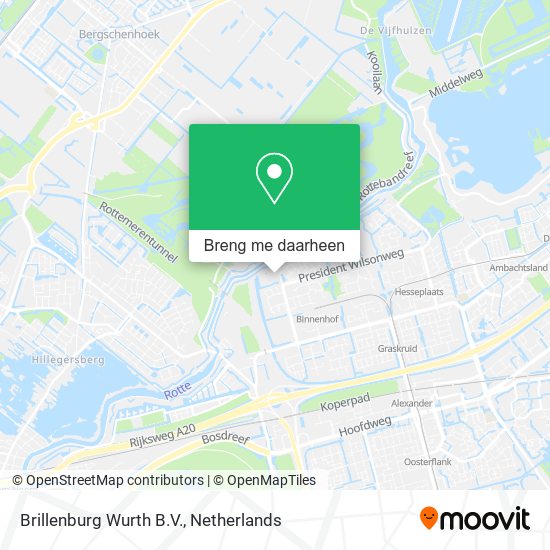 Brillenburg Wurth B.V. kaart