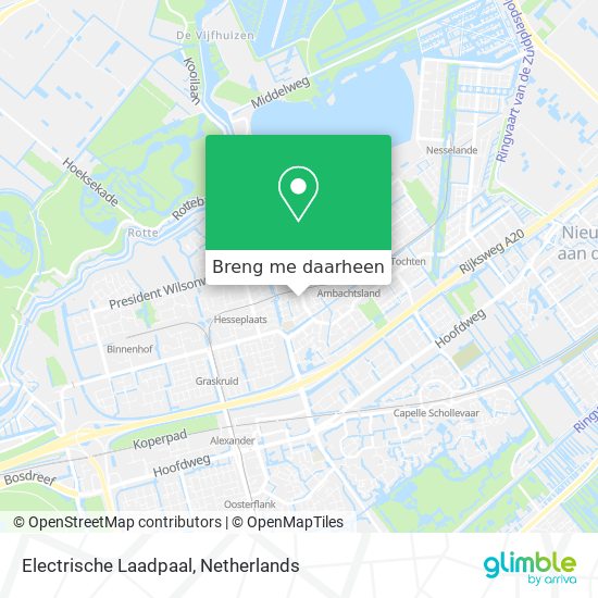 Electrische Laadpaal kaart