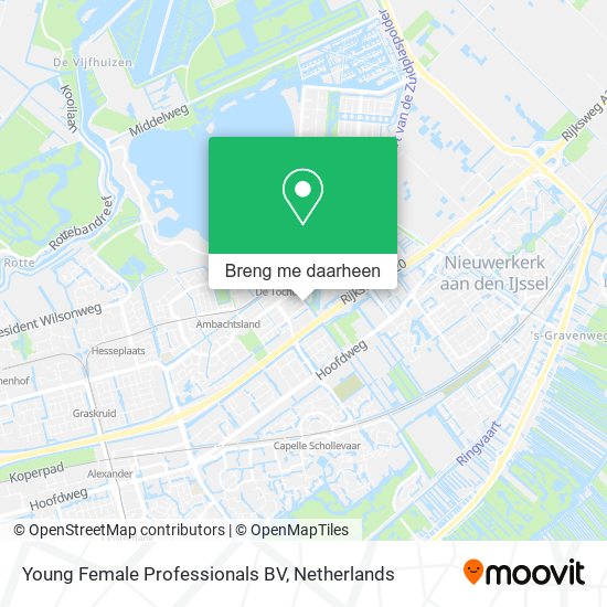 Young Female Professionals BV kaart