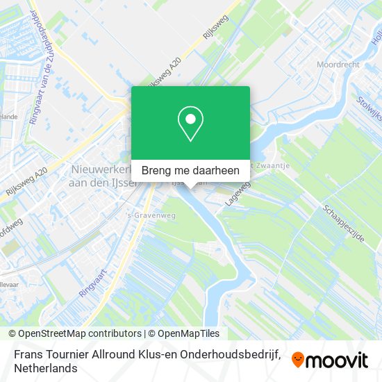 Frans Tournier Allround Klus-en Onderhoudsbedrijf kaart