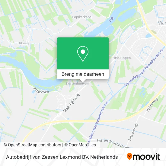 Autobedrijf van Zessen Lexmond BV kaart