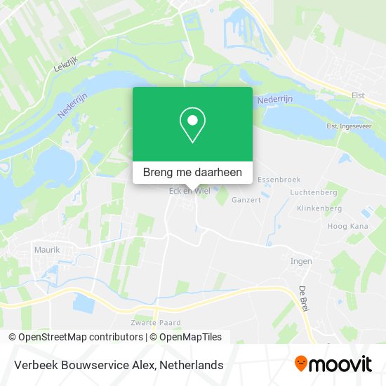 Verbeek Bouwservice Alex kaart