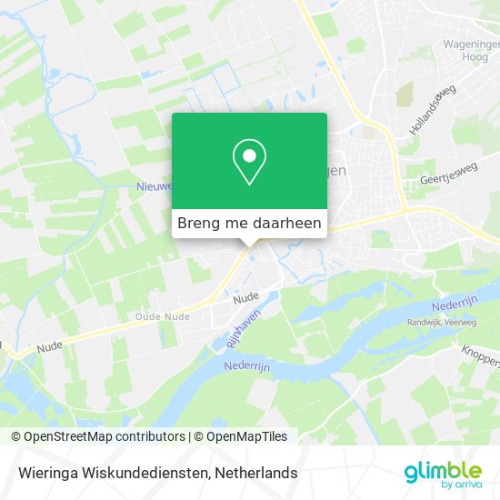 Wieringa Wiskundediensten kaart