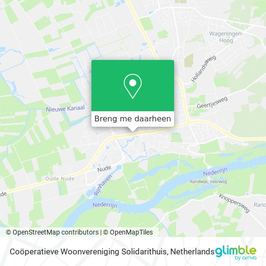 Coöperatieve Woonvereniging Solidarithuis kaart