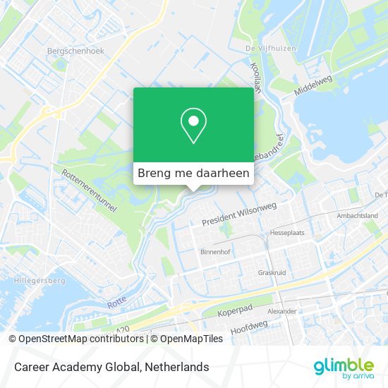 Career Academy Global kaart