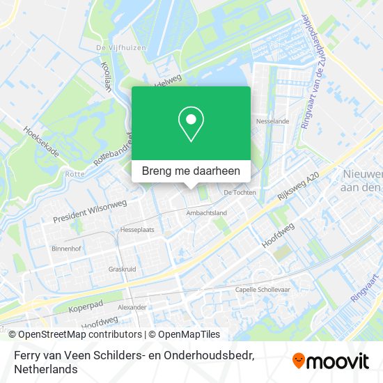 Ferry van Veen Schilders- en Onderhoudsbedr kaart