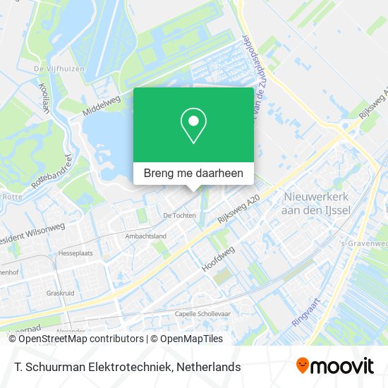 T. Schuurman Elektrotechniek kaart