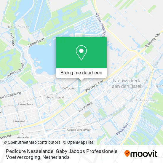 Pedicure Nesselande: Gaby Jacobs Professionele Voetverzorging kaart