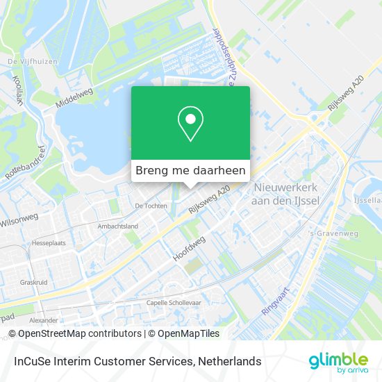 InCuSe Interim Customer Services kaart