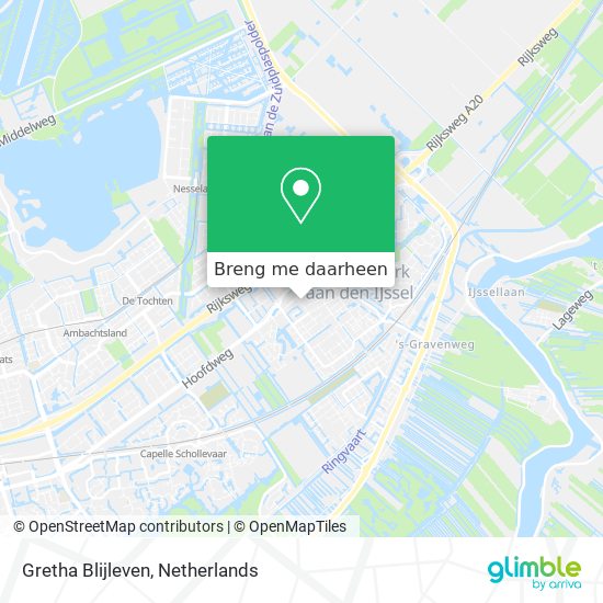 Gretha Blijleven kaart