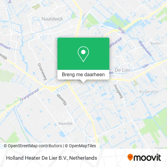Holland Heater De Lier B.V. kaart
