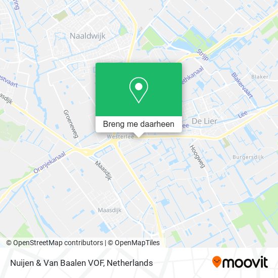 Nuijen & Van Baalen VOF kaart
