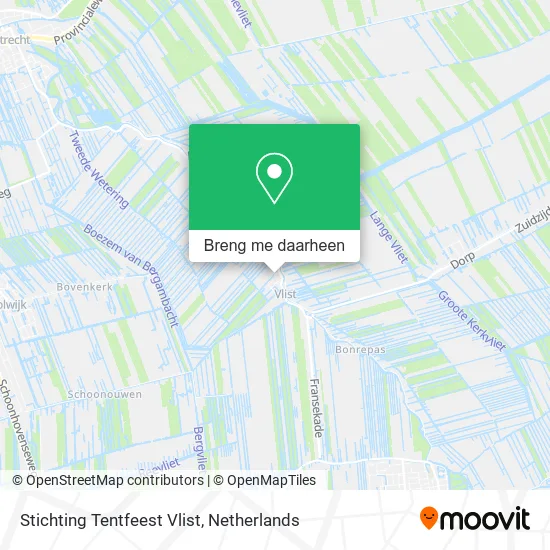 Stichting Tentfeest Vlist kaart