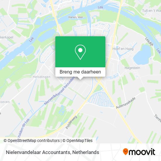 Nielenvandelaar Accountants kaart