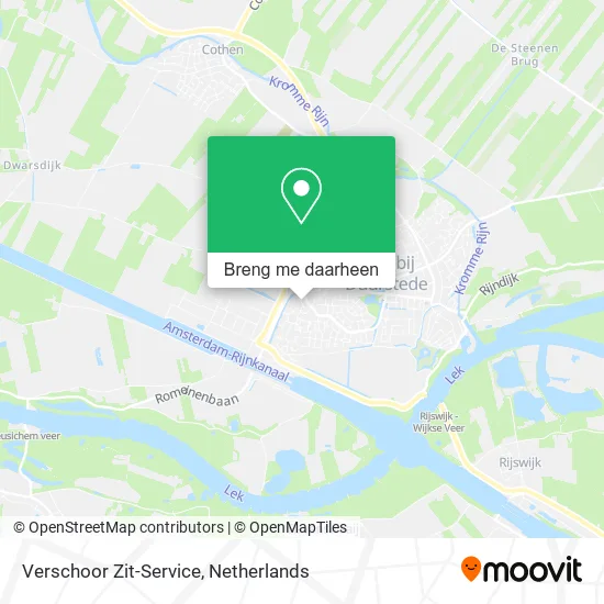 Verschoor Zit-Service kaart