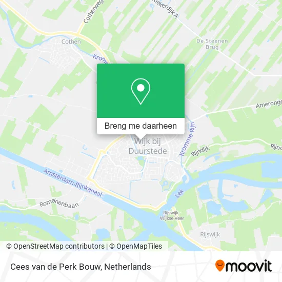 Cees van de Perk Bouw kaart