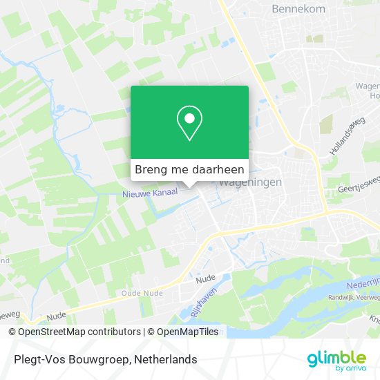 Plegt-Vos Bouwgroep kaart
