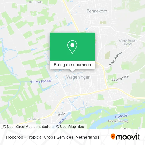 Tropcrop - Tropical Crops Services kaart