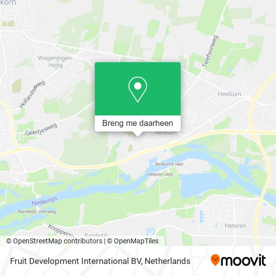 Fruit Development International BV kaart