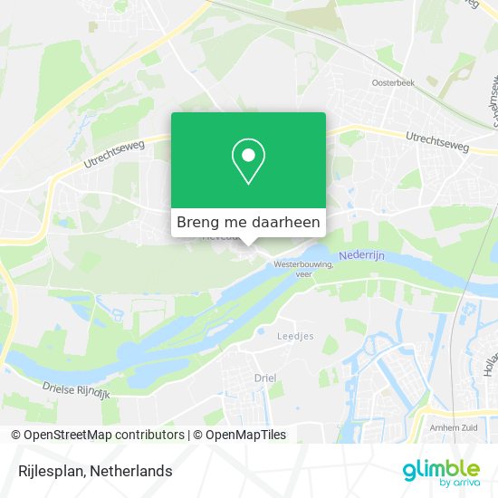 Rijlesplan kaart