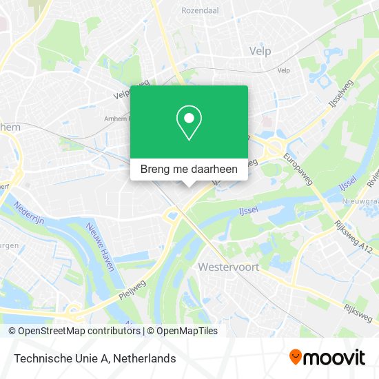 Technische Unie A kaart