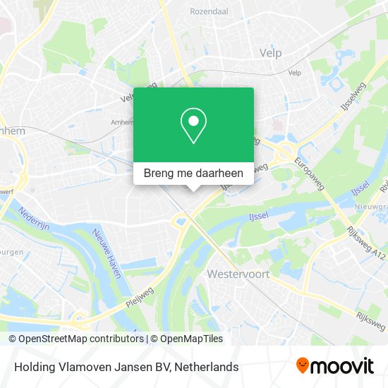 Holding Vlamoven Jansen BV kaart