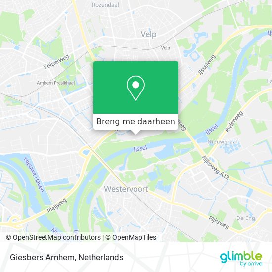Giesbers Arnhem kaart