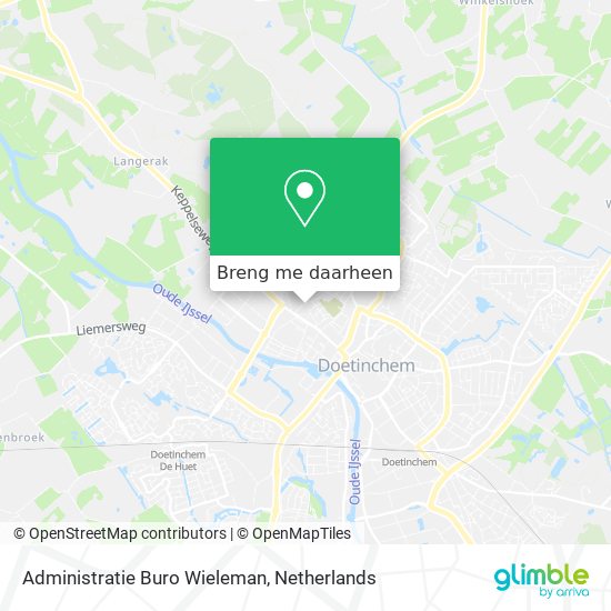 Administratie Buro Wieleman kaart