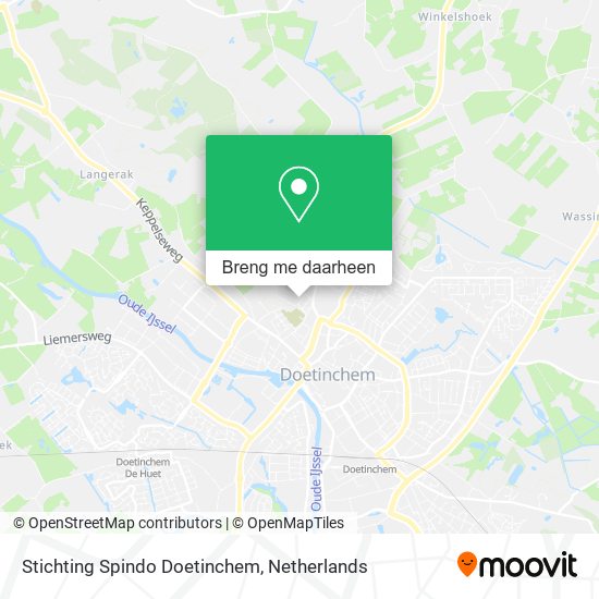 Stichting Spindo Doetinchem kaart