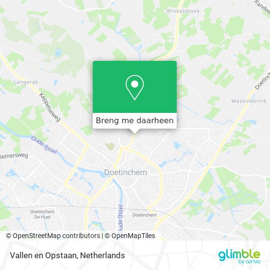 Vallen en Opstaan kaart